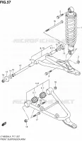 FRONT SUSPENSION ARM for Suzuki KINGQUAD 500 2014