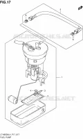 FUEL PUMP for Suzuki KINGQUAD 500 2014