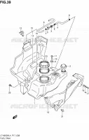 FUEL TANK for Suzuki KINGQUAD 500 2014