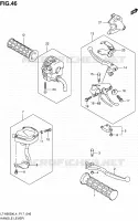 HANDGRIPS   LEVERS  for Suzuki KINGQUAD 500 2014