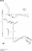 HANDLEBAR for Suzuki KINGQUAD 500 2014