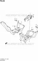 MUDGUARD for Suzuki KINGQUAD 500 2014