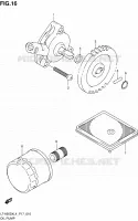 OIL PUMP for Suzuki KINGQUAD 500 2014