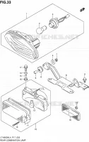TAIL LIGHT ASSY for Suzuki KINGQUAD 500 2014