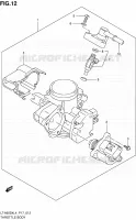 THROTTLE BODY for Suzuki KINGQUAD 500 2014