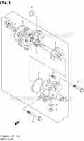 WATER PUMP for Suzuki KINGQUAD 500 2014