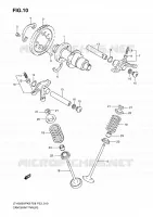 CAMSHAFT   VALVES for Suzuki KINGQUAD 500 2010