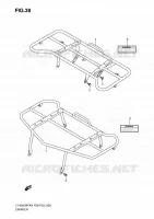 CARRIER for Suzuki KINGQUAD 500 2010