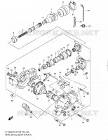 DRIVESHAFT (AVANT) for Suzuki KINGQUAD 500 2010