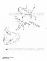 FRONT FAIRING (MODEL L0) for Suzuki KINGQUAD 500 2010