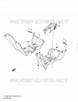 MUDGUARD for Suzuki KINGQUAD 500 2010