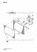 RADIATOR for Suzuki KINGQUAD 500 2010