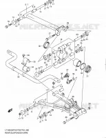 REAR SUSPENSION ARM for Suzuki KINGQUAD 500 2010