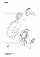STARTER MOTOR CLUTCH for Suzuki KINGQUAD 500 2010