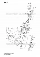 STEERING COLUMN for Suzuki KINGQUAD 500 2010