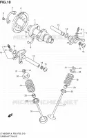 CAMSHAFT   VALVES for Suzuki KINGQUAD 500 1992