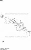 CRANK BALANCER for Suzuki KINGQUAD 500 1992