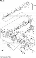 DRIVESHAFT (AVANT) for Suzuki KINGQUAD 500 1992