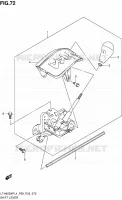 GEAR LEVER for Suzuki KINGQUAD 500 1992