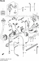WIRING HARNESS (LT A500XPL4 P28) for Suzuki KINGQUAD 500 1992