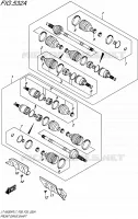FRONT DRIVE SHAFT for Suzuki KINGQUAD 500 2017
