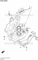 FUEL TANK for Suzuki KINGQUAD 500 2017