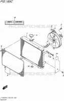 RADIATOR (LT A500XPBL7 P28) for Suzuki KINGQUAD 500 2017