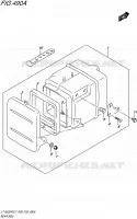 REAR BOX for Suzuki KINGQUAD 500 2017