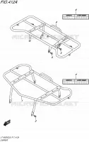 CARRIER for Suzuki KINGQUAD 500 2016
