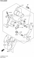 FRONT CALIPER for Suzuki KINGQUAD 500 2016