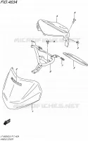 FRONT FAIRING for Suzuki KINGQUAD 500 2016