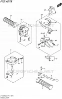 HANDGRIPS   LEVERS  for Suzuki KINGQUAD 500 2016