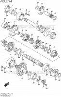 TRANSMISSION (2) for Suzuki KINGQUAD 500 2016