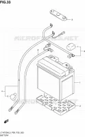BATTERY for Suzuki KINGQUAD 750 2013