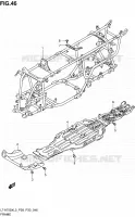FRAME for Suzuki KINGQUAD 750 2013