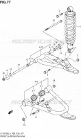 FRONT SUSPENSION ARM for Suzuki KINGQUAD 750 2013