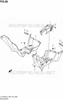 MUDGUARD for Suzuki KINGQUAD 750 2013