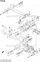 REAR SUSPENSION ARM for Suzuki KINGQUAD 750 2013