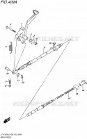 BRAKE PEDAL for Suzuki KINGQUAD 750 2016