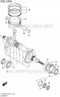 CRANKSHAFT for Suzuki KINGQUAD 750 2016