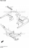 FOOTREST for Suzuki KINGQUAD 750 2016
