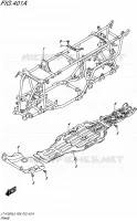 FRAME for Suzuki KINGQUAD 750 2016