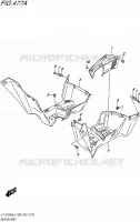 MUDGUARD for Suzuki KINGQUAD 750 2016