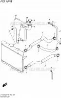 RADIATOR HOSE for Suzuki KINGQUAD 750 2016