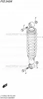 REAR SHOCK ABSORBER for Suzuki KINGQUAD 750 2016