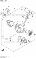 THROTTLE BODY for Suzuki KINGQUAD 750 2016