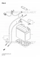 BATTERY for Suzuki KINGQUAD 750 2010