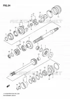 DRIVESHAFT for Suzuki KINGQUAD 750 2010