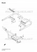 FOOTREST for Suzuki KINGQUAD 750 2010