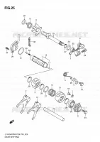 GEAR SHIFTING ASSY for Suzuki KINGQUAD 750 2010